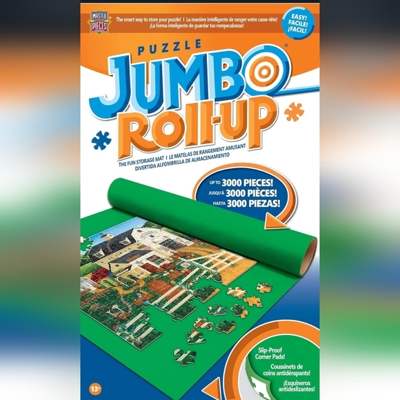 Jumbo Roll Up Puzzle Mat For 3000 PC Puzzle MasterPieces Roll-Up Puzzle Storage - Picture 4 of 14